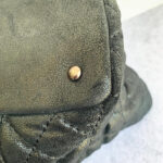 Chanel Shoulder Bag Black Calfskin with Ruthenium Hardware #TTLR-5 - Image 17