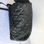Chanel Shoulder Bag Black Calfskin with Ruthenium Hardware #TTLR-5 - Image 14