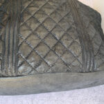 Chanel Shoulder Bag Black Calfskin with Ruthenium Hardware #TTLR-5 - Image 12