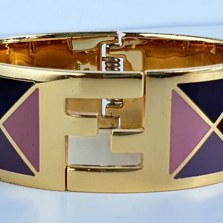 FENDI Fendi FF | Gold Women's Bracelet | YOOX