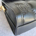 Gucci GG Matelassé Small Black Leather with Gold Hardware #OKCE-2 - Image 11