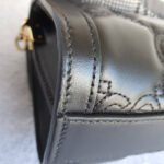 Gucci GG Matelassé Small Black Leather with Gold Hardware #OKCE-2 - Image 14