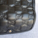 Gucci GG Matelassé Small Black Leather with Gold Hardware #OKCE-2 - Image 4