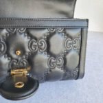 Gucci GG Matelassé Small Black Leather with Gold Hardware #OKCE-2 - Image 20