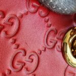 Gucci GG Signature Bag Red Guccissima Leather and Light Gold Hardware #GLRES-1 - Image 18
