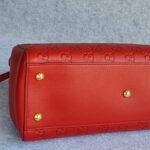 Gucci GG Signature Bag Red Guccissima Leather and Light Gold Hardware #GLRES-1 - Image 11