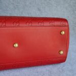 Gucci GG Signature Bag Red Guccissima Leather and Light Gold Hardware #GLRES-1 - Image 12