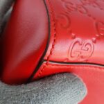 Gucci GG Signature Bag Red Guccissima Leather and Light Gold Hardware #GLRES-1 - Image 13