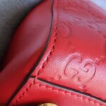 Gucci GG Signature Bag Red Guccissima Leather and Light Gold Hardware #GLRES-1 - Image 15