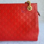 Gucci GG Signature Bag Red Guccissima Leather and Light Gold Hardware #GLRES-1 - Image 4