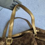Gucci Pelham Hobo Brown Canvas with Leather and Gold Hardware #GLREL-4 - Image 17