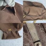 Gucci Pelham Hobo Brown Canvas with Leather and Gold Hardware #GLREL-4 - Image 28
