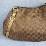 Gucci Pelham Hobo Brown Canvas with Leather and Gold Hardware #GLREL-4 - Image 5
