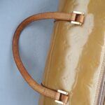 LV Papillon Brown Monogram Vernis Leather with Gold Hardware #OKEC-1 - Image 15