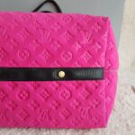 LV Scuba Bag Pink/Black Monogram Embossed Neoprene /Leather and Gold Hardware #SOUR-2 - Image 13