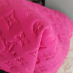 LV Scuba Bag Pink/Black Monogram Embossed Neoprene /Leather and Gold Hardware #SOUR-2 - Image 16