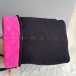 LV Scuba Bag Pink/Black Monogram Embossed Neoprene /Leather and Gold Hardware #SOUR-2 - Image 32