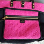 LV Scuba Bag Pink/Black Monogram Embossed Neoprene /Leather and Gold Hardware #SOUR-2 - Image 28