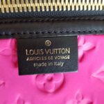 LV Scuba Bag Pink/Black Monogram Embossed Neoprene /Leather and Gold Hardware #SOUR-2 - Image 26