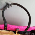LV Scuba Bag Pink/Black Monogram Embossed Neoprene /Leather and Gold Hardware #SOUR-2 - Image 23