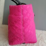 LV Scuba Bag Pink/Black Monogram Embossed Neoprene /Leather and Gold Hardware #SOUR-2 - Image 9