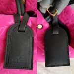 LV Scuba Bag Pink/Black Monogram Embossed Neoprene /Leather and Gold Hardware #SOUR-2 - Image 35