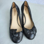 Prada Pump SZ38 Black Leather Shoes #OLRO-4 - Image 2