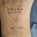 Prada Pump SZ38 Black Leather Shoes #OLRO-4 - Image 9