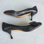 Prada Pump SZ38 Black Leather Shoes #OLRO-4 - Image 4