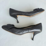 Prada Pump SZ38 Black Leather Shoes #OLRO-4 - Image 5