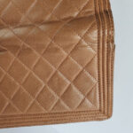 Chanel Boy Flap Wallet Champagne Calf Leather with Gold Hardware #OKST-1 - Image 6