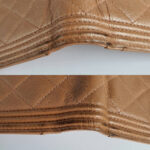 Chanel Boy Flap Wallet Champagne Calf Leather with Gold Hardware #OKST-1 - Image 7