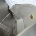 Chanel Medium Double Flap Grey Lambskin with Gold Hardware #OKTU-1 - Image 31
