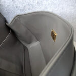 Chanel Medium Double Flap Grey Lambskin with Gold Hardware #OKTU-1 - Image 34