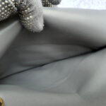Chanel Medium Double Flap Grey Lambskin with Gold Hardware #OKTU-1 - Image 30