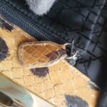 Dior Vintage Tote Brown/Black Snake Skin with Silver Hardware #GLRUY-3 - Image 19