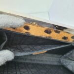 Dior Vintage Tote Brown/Black Snake Skin with Silver Hardware #GLRUY-3 - Image 25