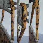 Dior Vintage Tote Brown/Black Snake Skin with Silver Hardware #GLRUY-3 - Image 17