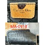 Dior Vintage Tote Brown/Black Snake Skin with Silver Hardware #GLRUY-3 - Image 18