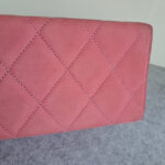 Escada Vintage Bag Pink Suede Leather with Gold Hardware #GLRUE-4 - Image 8