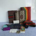 Gucci Three-pack Multicolor Pouch Coated Canvas with Leather and Gold Hardware #OKYR-12 - Image 2