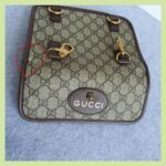 Gucci Three-pack Multicolor Pouch Coated Canvas with Leather and Gold Hardware #OKYR-12 - Image 3
