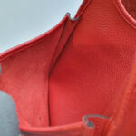 Hermes Evelyne III 29cm Red Clemence Leather with Palladium Plated Hardware #OKYE-2 - Image 21