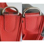 Hermes Evelyne III 29cm Red Clemence Leather with Palladium Plated Hardware #OKYE-2 - Image 18