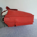 Hermes Evelyne III 29cm Red Clemence Leather with Palladium Plated Hardware #OKYE-2 - Image 9