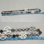 Hermes Deva Necklace Black/White Buffalo Horn/Lacquered Wood #OKEO-1 - Image 4