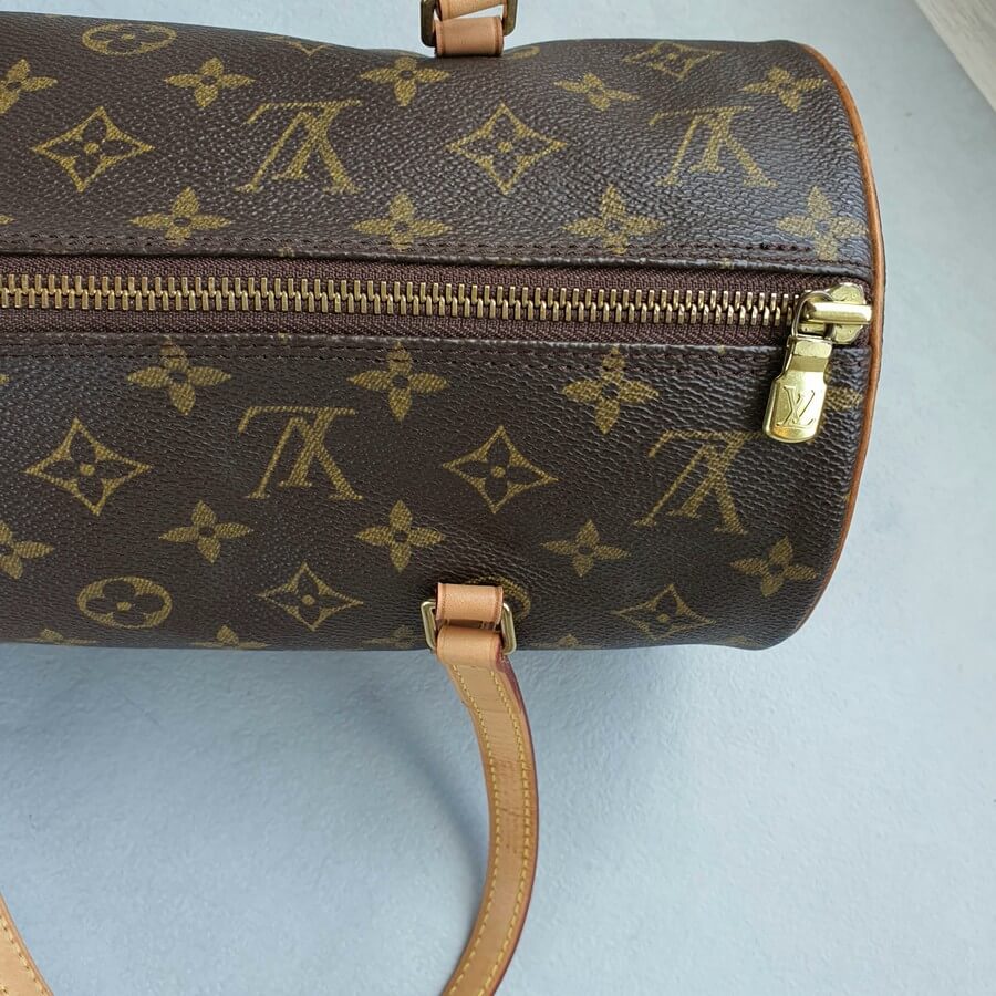 LV Papillon Brown Monogram Canvas with Leather and Gold Hardware #OKTR-3 –  Luxuy Vintage
