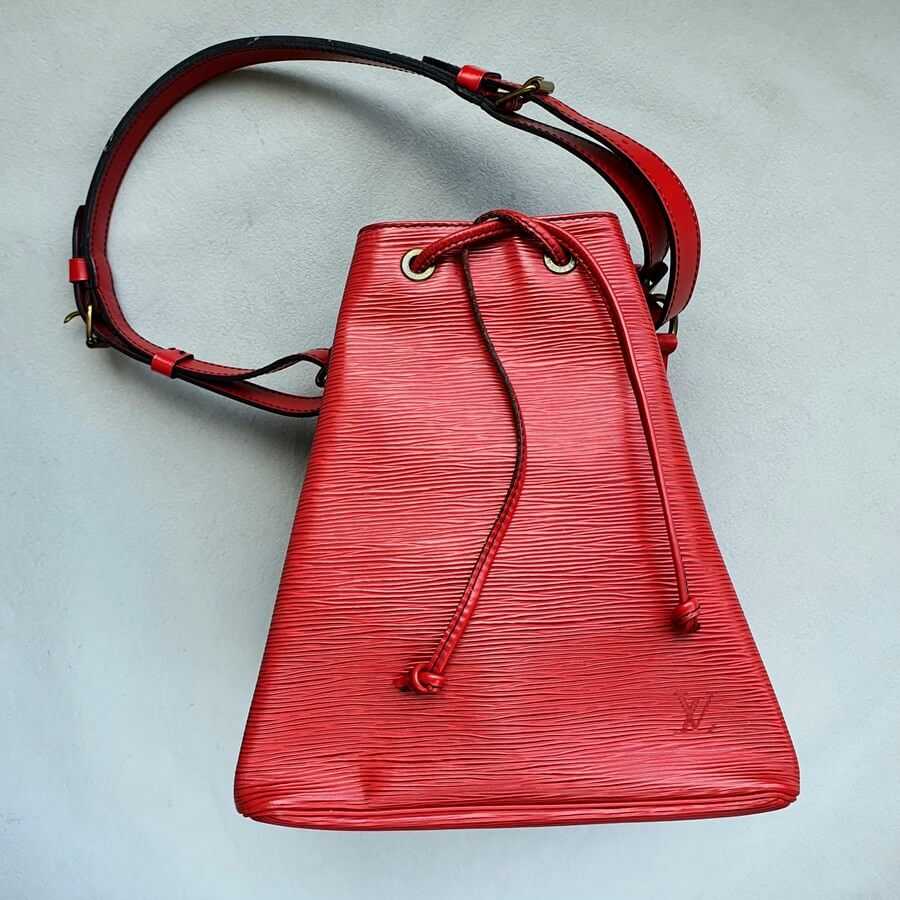 LV Petit Noe Red Epi Leather with Gold Hardware #OKTR-4