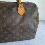 LV Vintage Speedy 30cm Monogram Canvas with Leather and Gold Hardware #OKCT-3 - Image 4