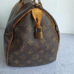 LV Vintage Speedy 30cm Monogram Canvas with Leather and Gold Hardware #OKCT-3 - Image 8